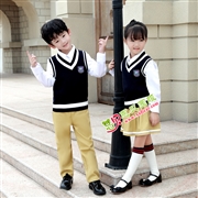 毛衣三件套N30290AB幼兒園秋冬園服禮服