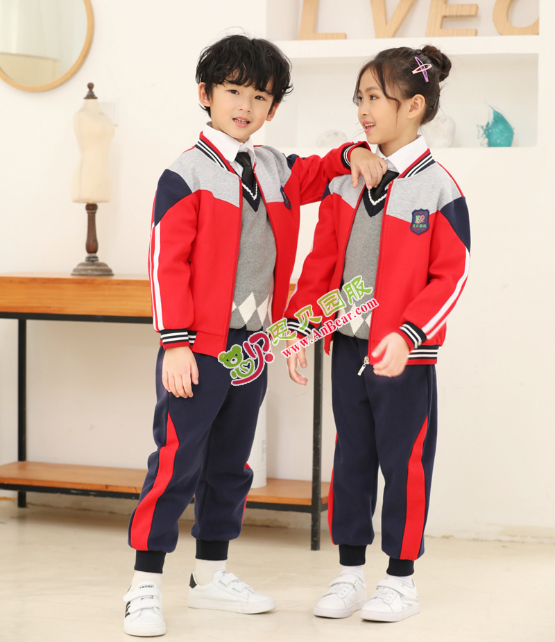 N20324幼兒園秋冬園服-2019新款園服|2020春季新款校(xiào)服