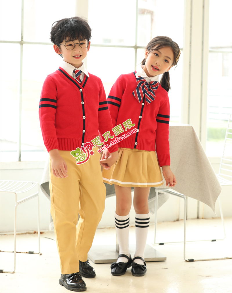 N80350AB幼兒園秋冬園服禮服-2019新款園服|2020春季新款校(xiào)服