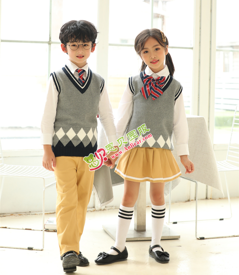 N80351AB幼兒園秋冬園服禮服-2019新款園服|2020春季新款校(xiào)服