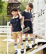 N10434AB連衣裙幼兒園夏季園服-2021夏季新款園服|2021英倫風校(xiào)服