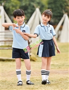 N10447AB幼兒園夏季園服-2021夏季新款園服|2021英倫風校(xiào)服