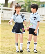 N10449AB幼兒園夏季園服-2021夏季新款園服|2021海軍風校(xiào)服