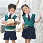 N10487AB幼兒園夏季園服-2022夏季新款園服|2022英倫風校(xiào)服|恩貝依頓園服