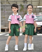 N10494AB幼兒園夏季園服-2022夏季新款園服|2022英倫風校(xiào)服|恩貝依頓園服