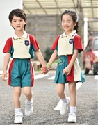 N10497AB幼兒園夏季園服-2022夏季新款園服|2022英倫風校(xiào)服|恩貝依頓園服