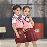 N10504AB幼兒園夏季園服-2022夏季新款園服|2022英倫風校(xiào)服|恩貝依頓園服