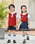 N10506AB幼兒園夏季園服-2022夏季新款園服|2022民族風校(xiào)服|恩貝依頓園服