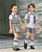 N10509AB幼兒園夏季園服-2022夏季新款園服|2022英倫風校(xiào)服|恩貝依頓園服