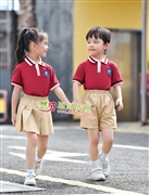 N10560AB幼兒園夏季園服-2023夏季新款園服|2023英倫風校(xiào)服|恩貝依頓園服