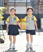 N10565AB幼兒園夏季園服-2023夏季新款園服|2023英倫風校(xiào)服|恩貝依頓園服