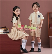 N10607AB幼兒園夏季園服-2024夏季新款園服|2024英倫風校(xiào)服|恩貝依頓園服